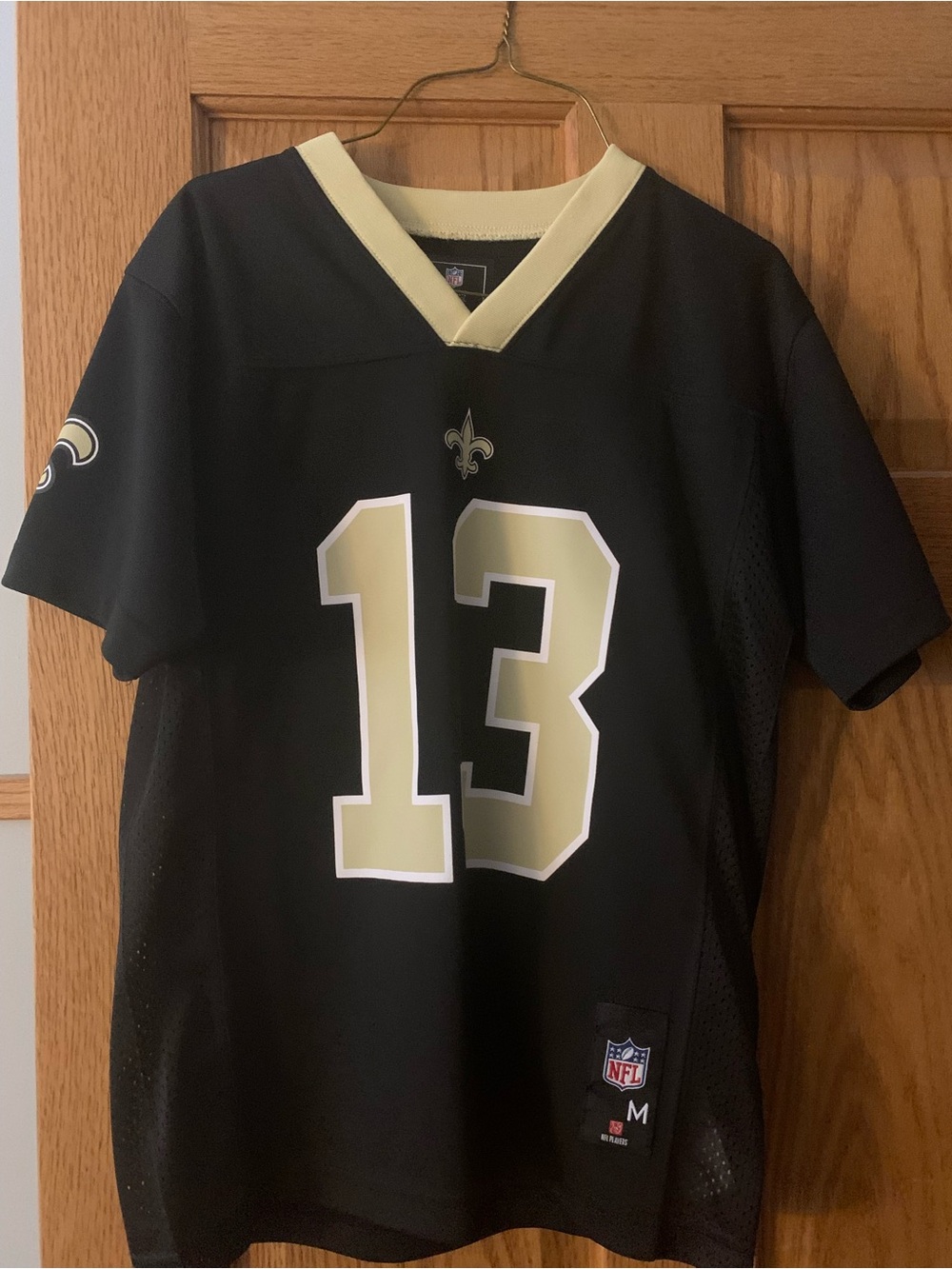 NFL New Orleans Saints #13 Black and Gold Game Jersey
